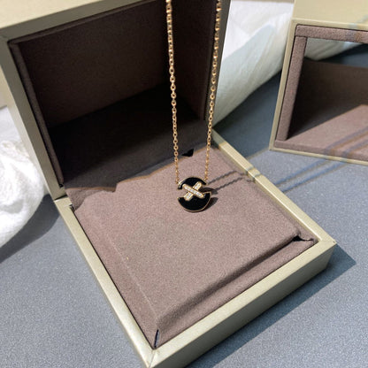 「Lume Jewelry」JEUX DE ピンクゴールドダイヤモンドネックレス