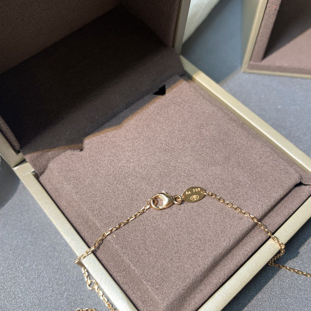 「Lume Jewelry」JEUX DE ピンクゴールドダイヤモンドネックレス