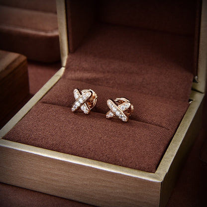 『Lume Jewelry』JEUX DE GOLD DIAMOND EARRINGS
