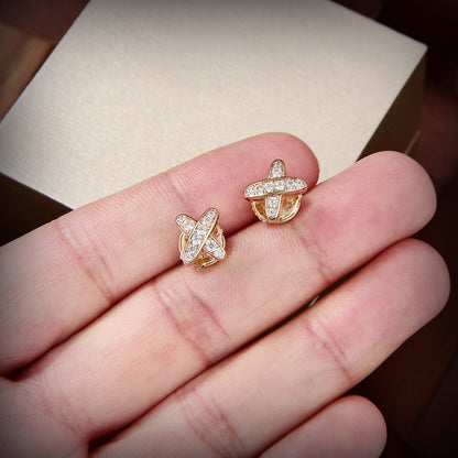 『Lume Jewelry』JEUX DE GOLD DIAMOND EARRINGS