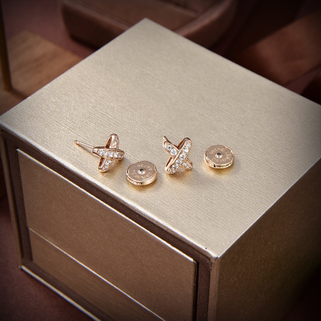 『Lume Jewelry』JEUX DE GOLD DIAMOND EARRINGS