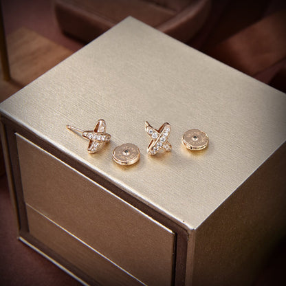 『Lume Jewelry』JEUX DE GOLD DIAMOND EARRINGS