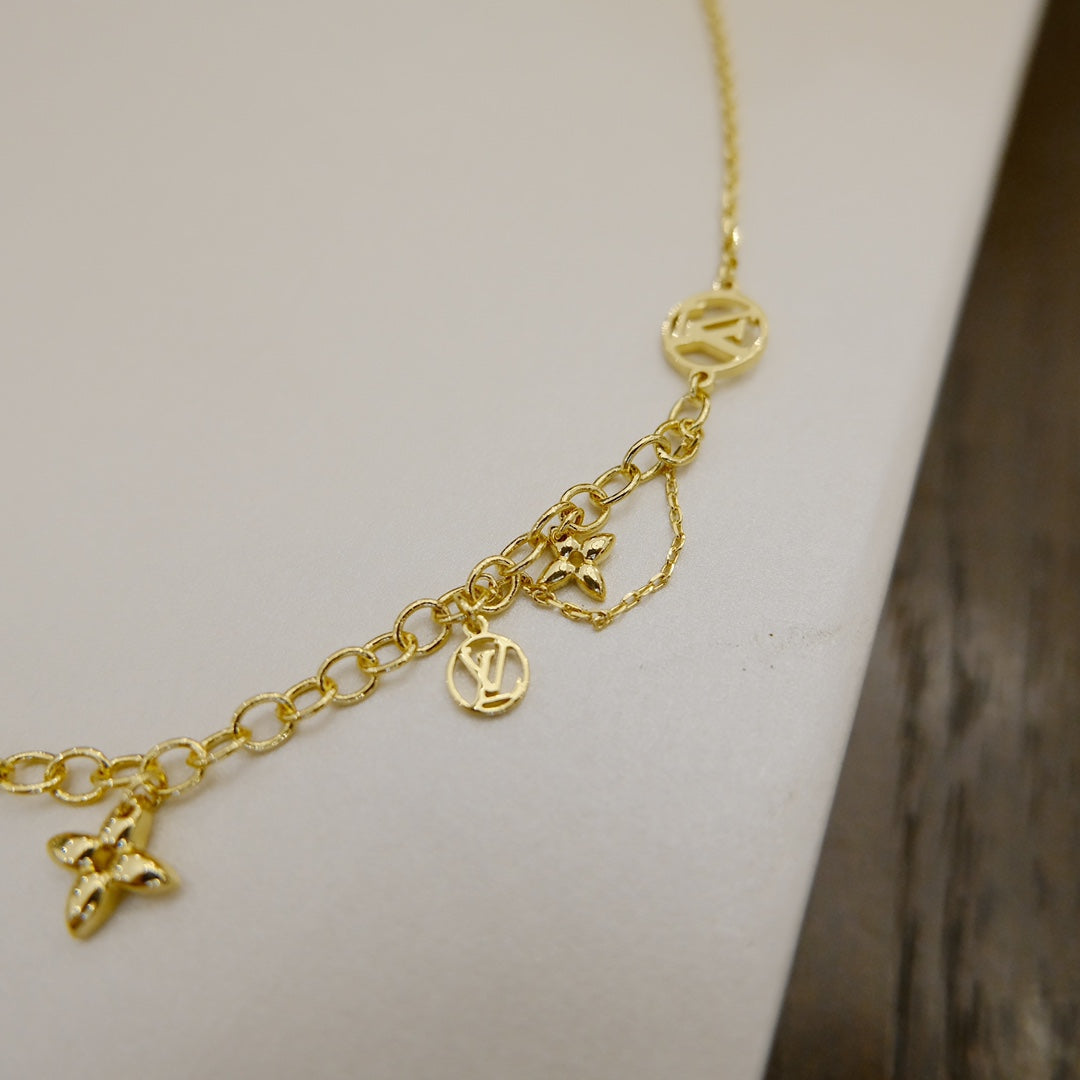 「Lume Jewelry」ブルーミング サプル ネックレス 真鍮
