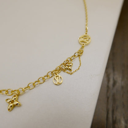 「Lume Jewelry」ブルーミング サプル ネックレス 真鍮