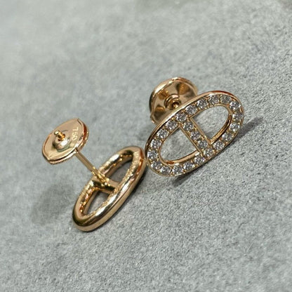 Lume Jewelry HM フルダイヤモンド ピッグノーズ スタッドピアス