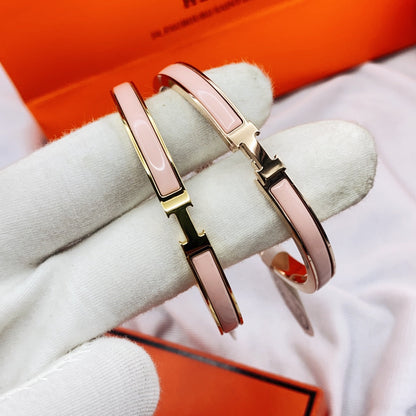 Lume Jewelry　クラシック HM クリック ピンク 8MM エナメル ブレスレット