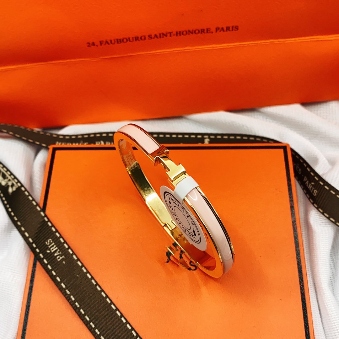 Lume Jewelry　クラシック HM クリック ピンク 8MM エナメル ブレスレット