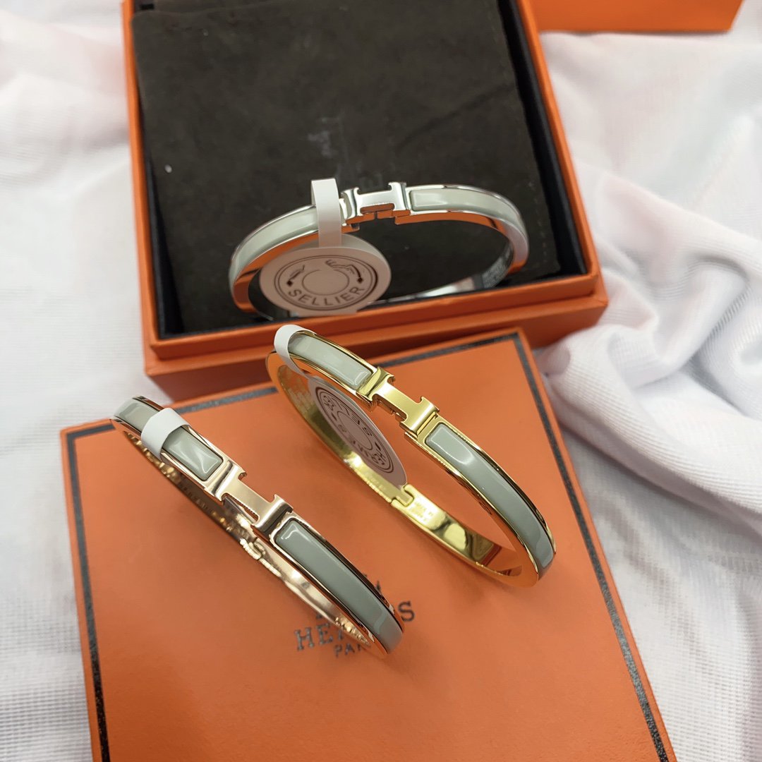 Lume Jewelry　クラシック HM クリック グリーン 8mm エナメル ブレスレット