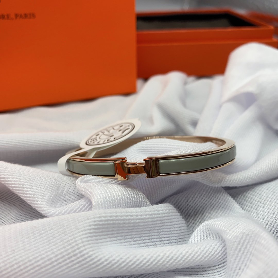 Lume Jewelry　クラシック HM クリック グリーン 8mm エナメル ブレスレット