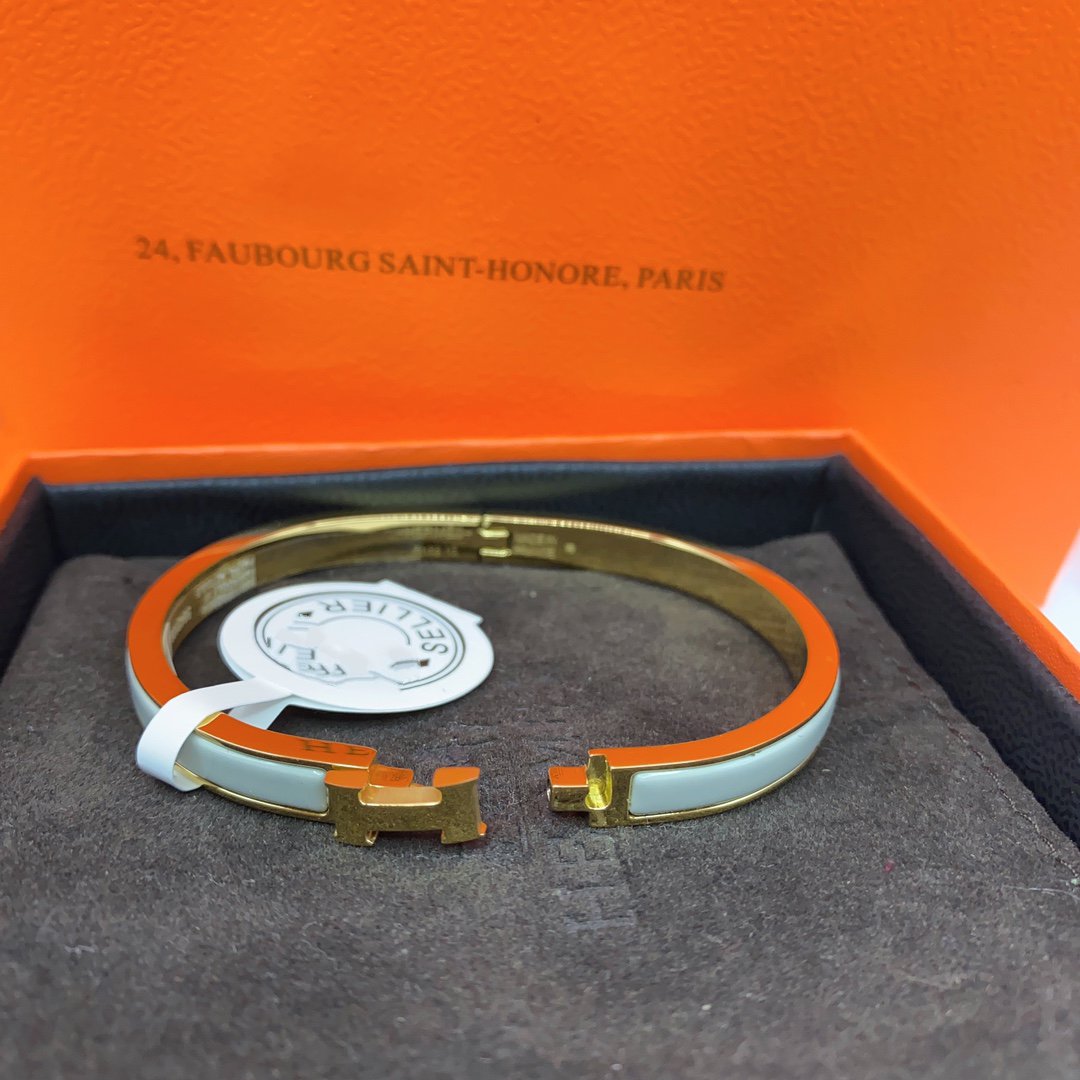 Lume Jewelry　クラシック HM クリック グリーン 8mm エナメル ブレスレット