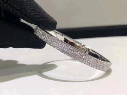 ®Lume Jewelry®HM KELLY BRACELET IN SILVER AND FULL PAVE DIAMOND