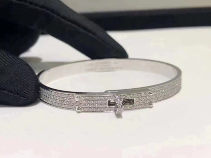 ®Lume Jewelry®HM KELLY BRACELET IN SILVER AND FULL PAVE DIAMOND