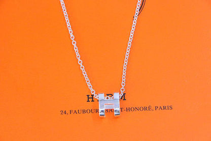 「Lume Jewelry」HMネックレス H文字オーバルシリーズ