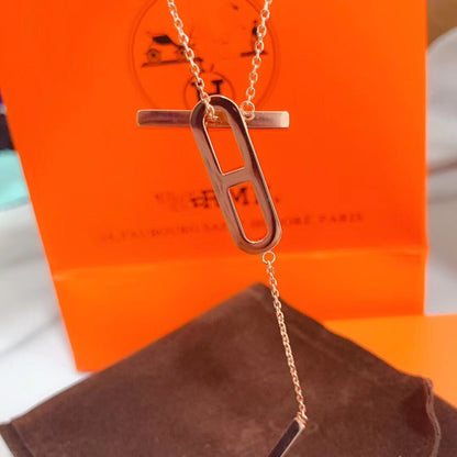 Lume Jewelry HMネックレス プラチナ ローズゴールド ダイヤモンド