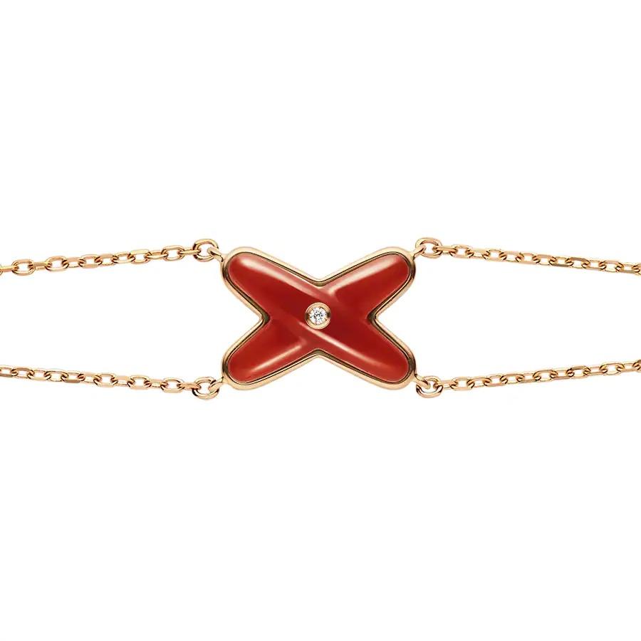 Lume Jewelry「JEUX BRACELET CARNELIAN PINK GOLD 1 DIAMOND」