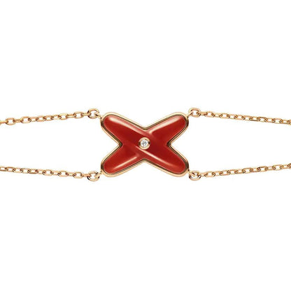 Lume Jewelry「JEUX BRACELET CARNELIAN PINK GOLD 1 DIAMOND」