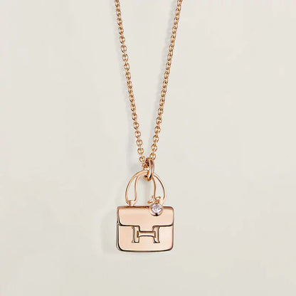 Lume Jewelryアミュレットペンダント ローズゴールドネックレス