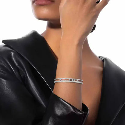 [Lume Jewelry]M Roman Full Diamond Bracelet