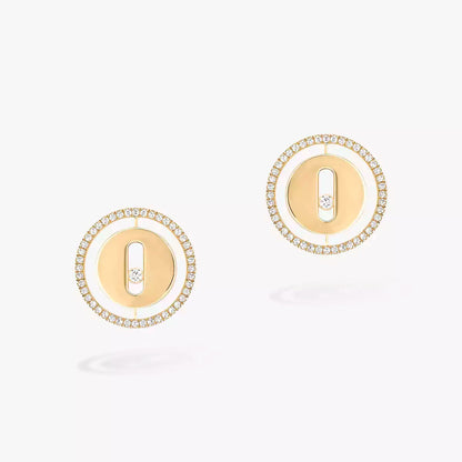 [Lume Jewelry]Lucky Move Diamond Earrings