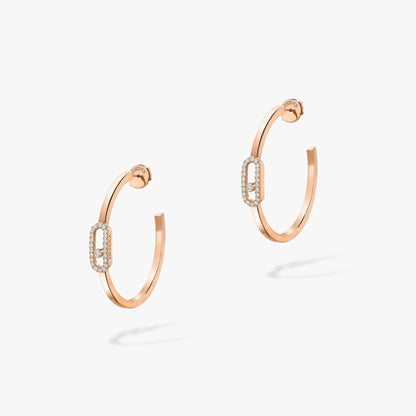 [Lume Jewelry]CREOLES MOVE UNO PM DIAMOND EARRINGS