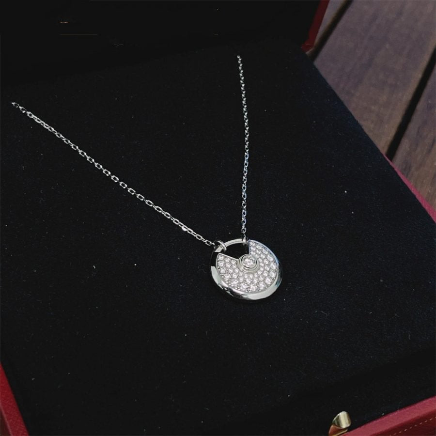 Lume Jewelry『アミュレット シルバー フル ダイヤモンド ネックレス』