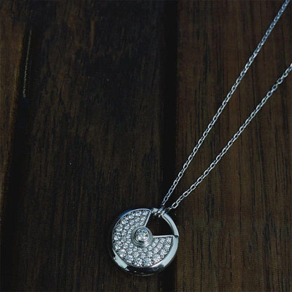 Lume Jewelry『アミュレット シルバー フル ダイヤモンド ネックレス』