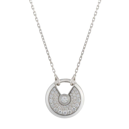 Lume Jewelry『アミュレット シルバー フル ダイヤモンド ネックレス』