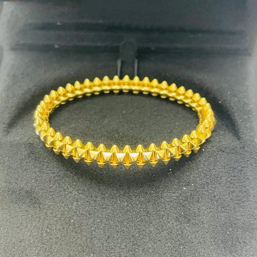 「Lume Jewelry」クラッシュゴールドブレスレット