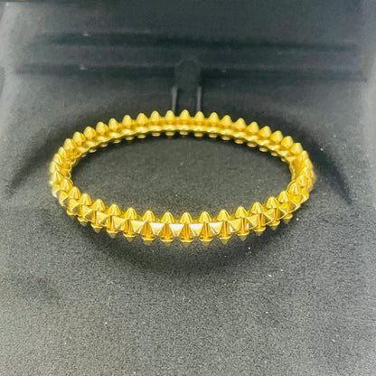 「Lume Jewelry」クラッシュゴールドブレスレット