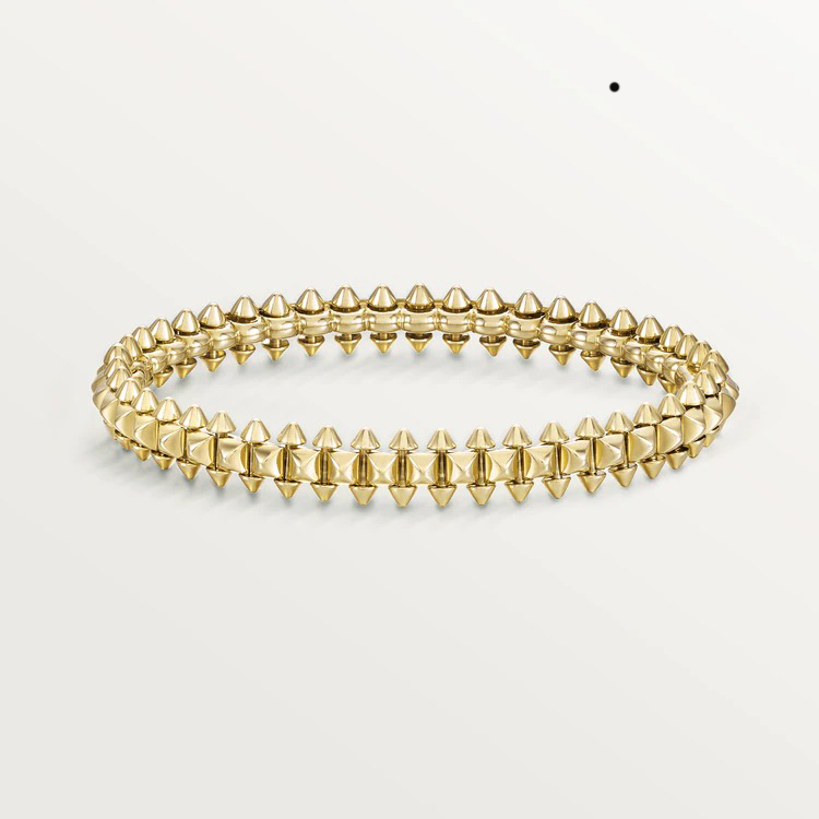「Lume Jewelry」クラッシュゴールドブレスレット