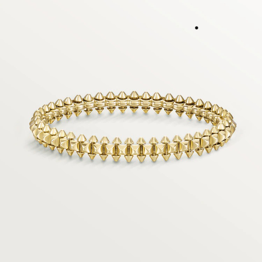 「Lume Jewelry」クラッシュゴールドブレスレット