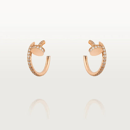 「リュミエール ジュエリー」ジュスト イヤリング 12.75MM ピンクゴールド ダイヤモンド