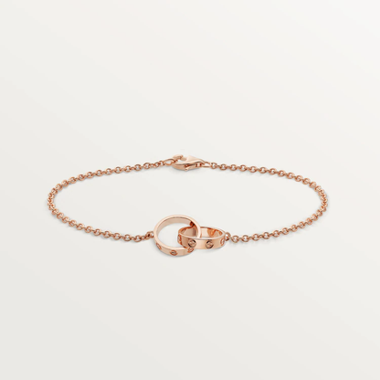 Lume Jewelry「LOVE ブレスレット ダブルリング」