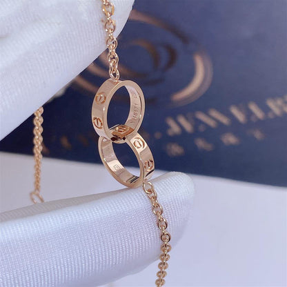 Lume Jewelry「LOVE ブレスレット ダブルリング」