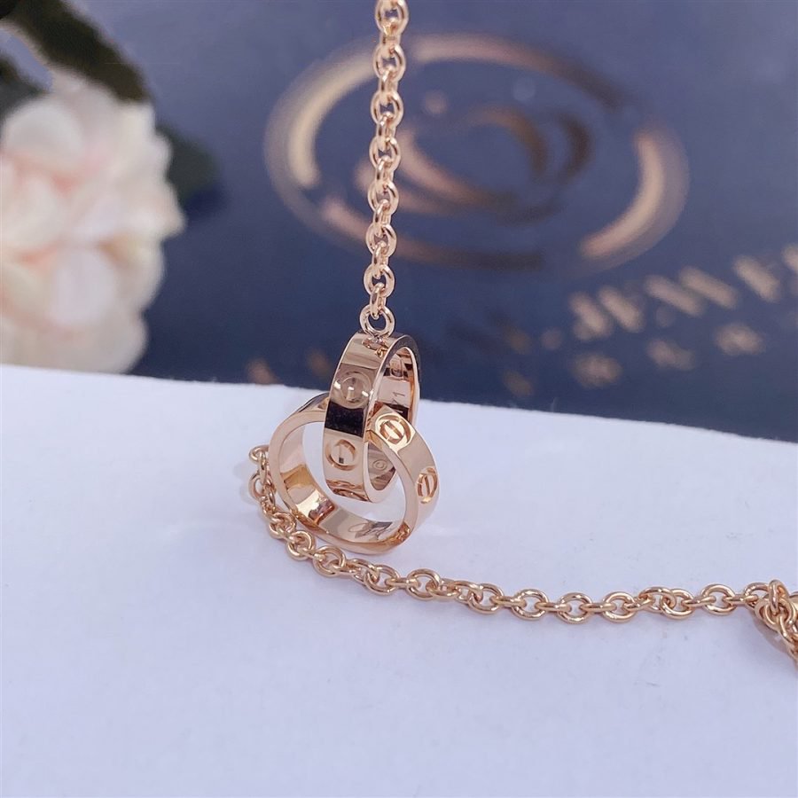 Lume Jewelry「LOVE ブレスレット ダブルリング」