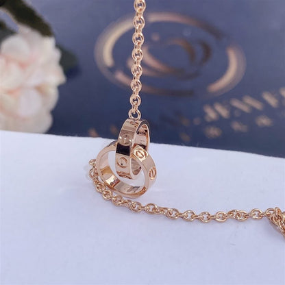 Lume Jewelry「LOVE ブレスレット ダブルリング」