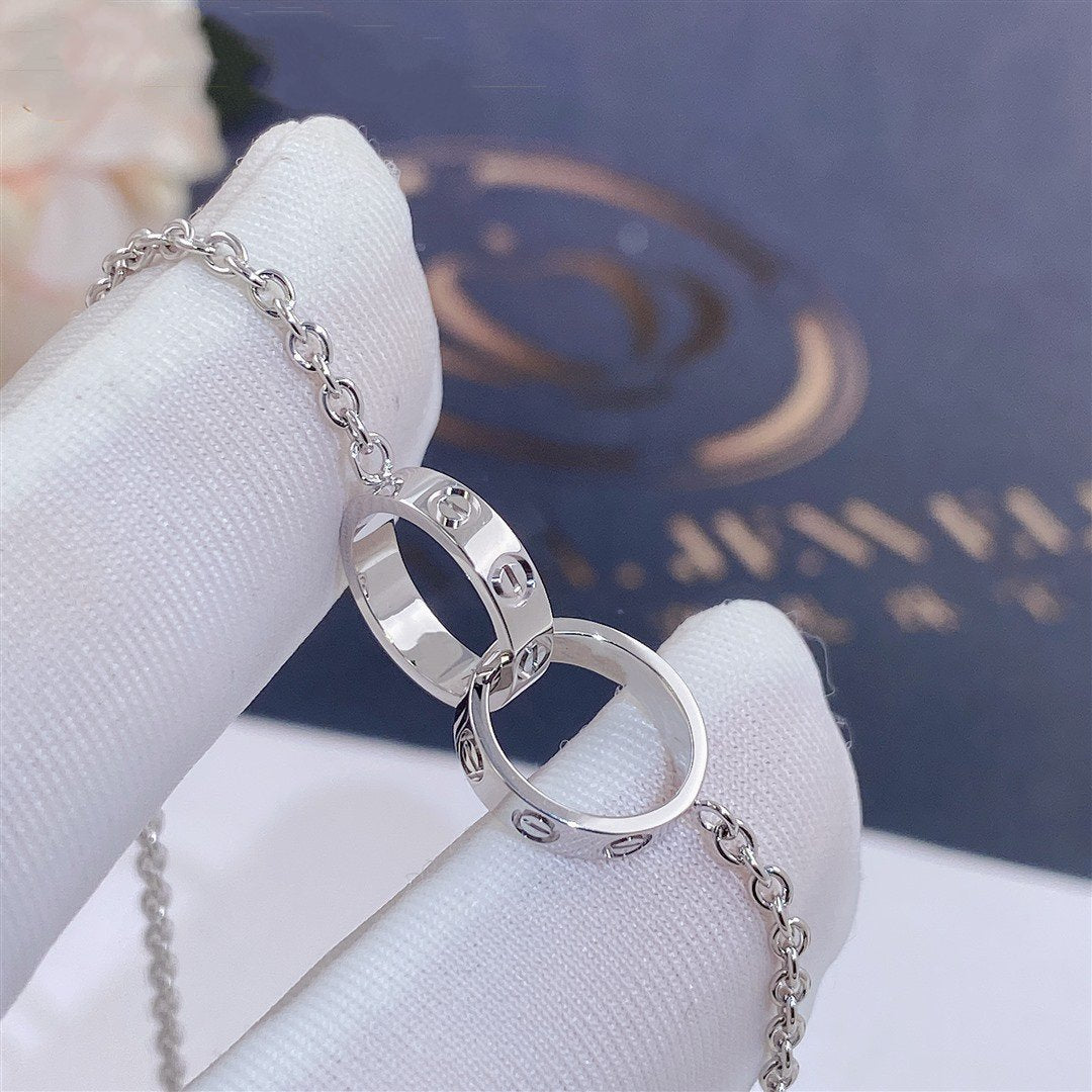 Lume Jewelry「LOVE ブレスレット ダブルリング」