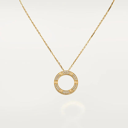 Lume Jewelry ラブネックレス アジャスタブル ローズゴールド