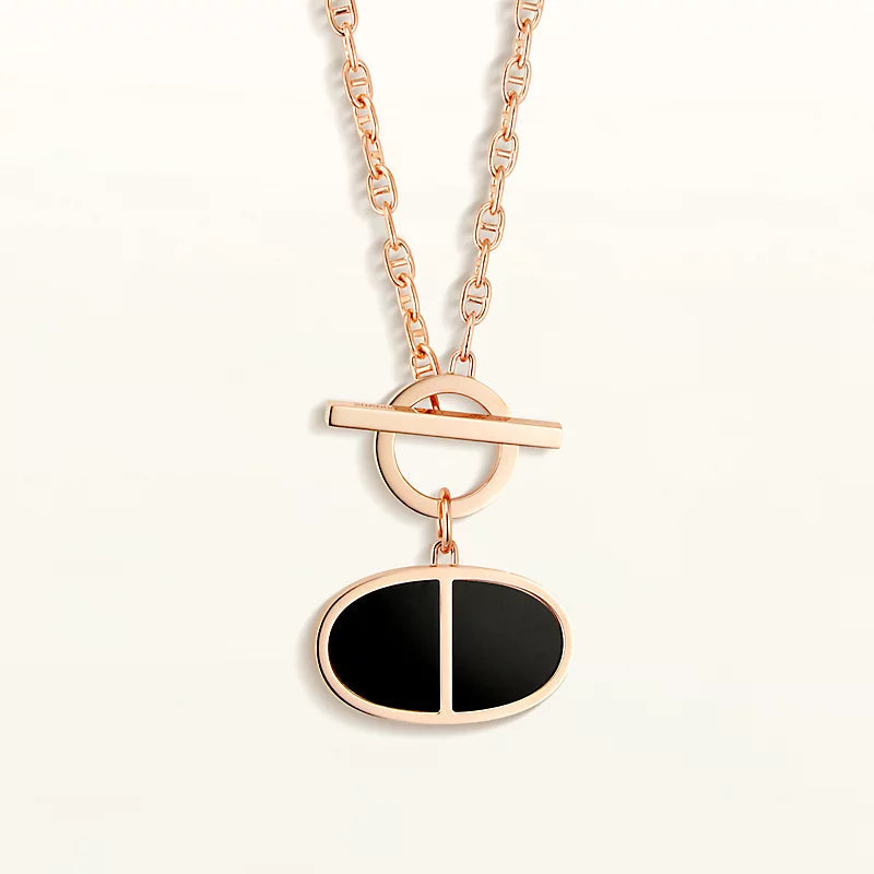 Lume Jewelry 『CHAINE VERSO』 ブラックセラミックネックレス
