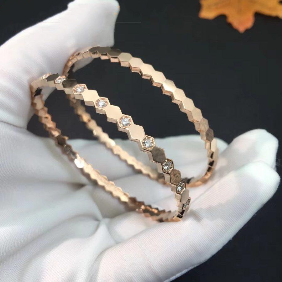 Lume Jewelry「BEE LOVE シルバーダイヤモンドブレスレット」