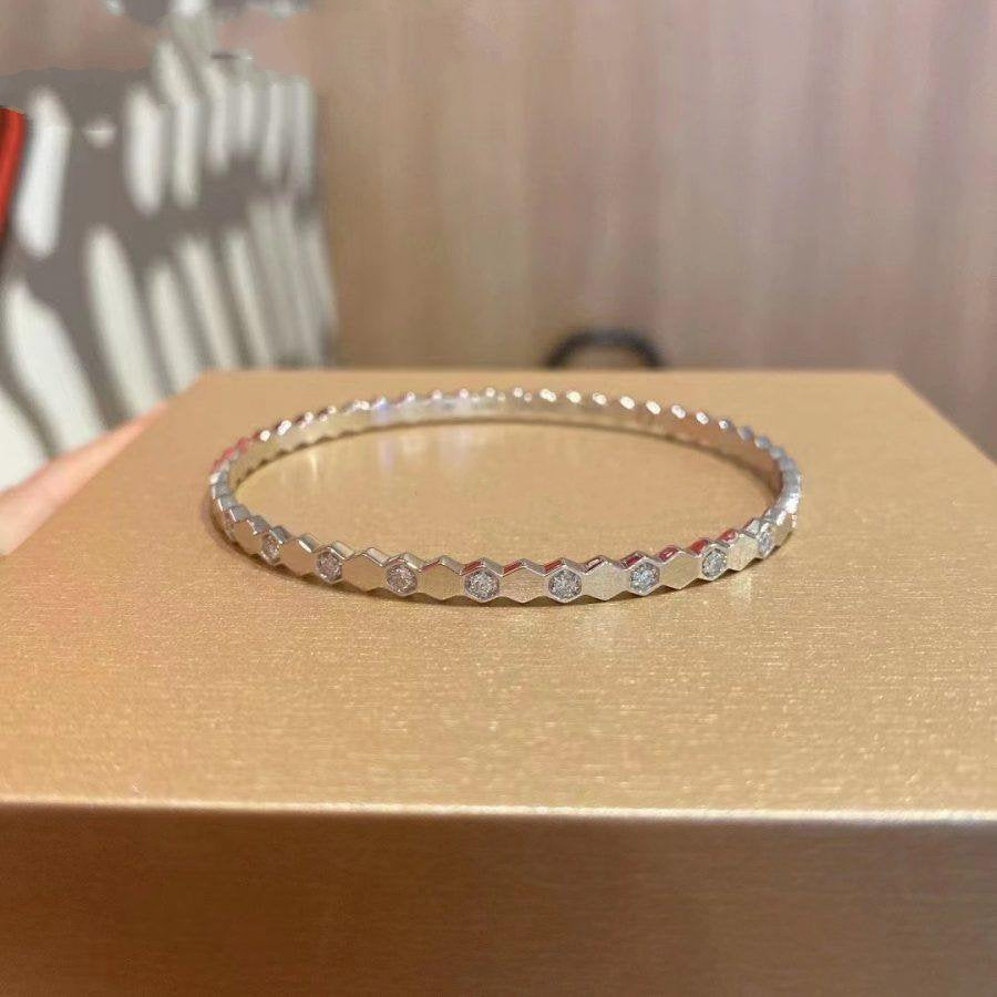 Lume Jewelry「BEE LOVE シルバーダイヤモンドブレスレット」