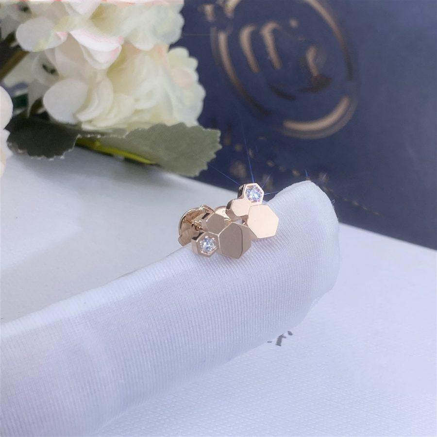 Lume Jewelry 『BEE LOVE PINK GOLD DIAMOND EARRINGS』