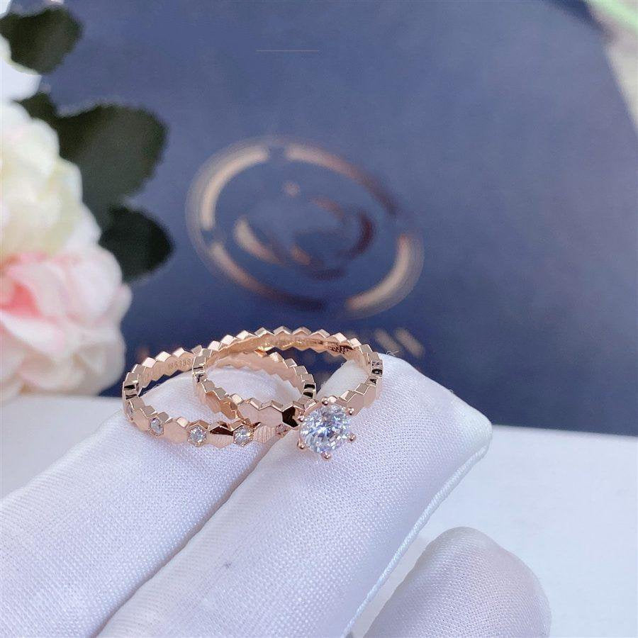Lume Jewelry「BEE LOVE RING PINK GOLD 1 DIAMOND」