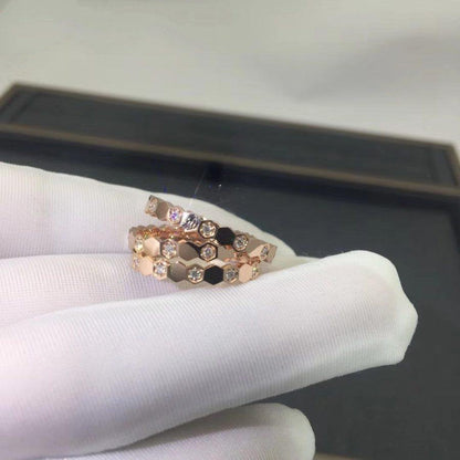ルムジュエリー「ビー ラブ リング」ピンクゴールド ダイヤモンド