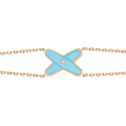 Lume Jewelry「JEUX BRACELET TURQUOISE PINK GOLD 1 DIAMOND」