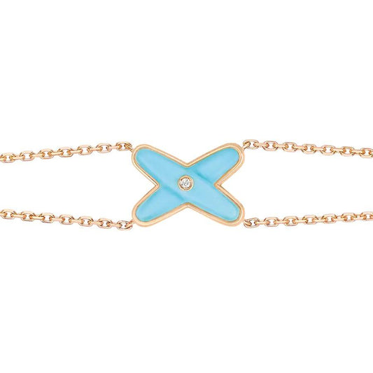 Lume Jewelry「JEUX BRACELET TURQUOISE PINK GOLD 1 DIAMOND」