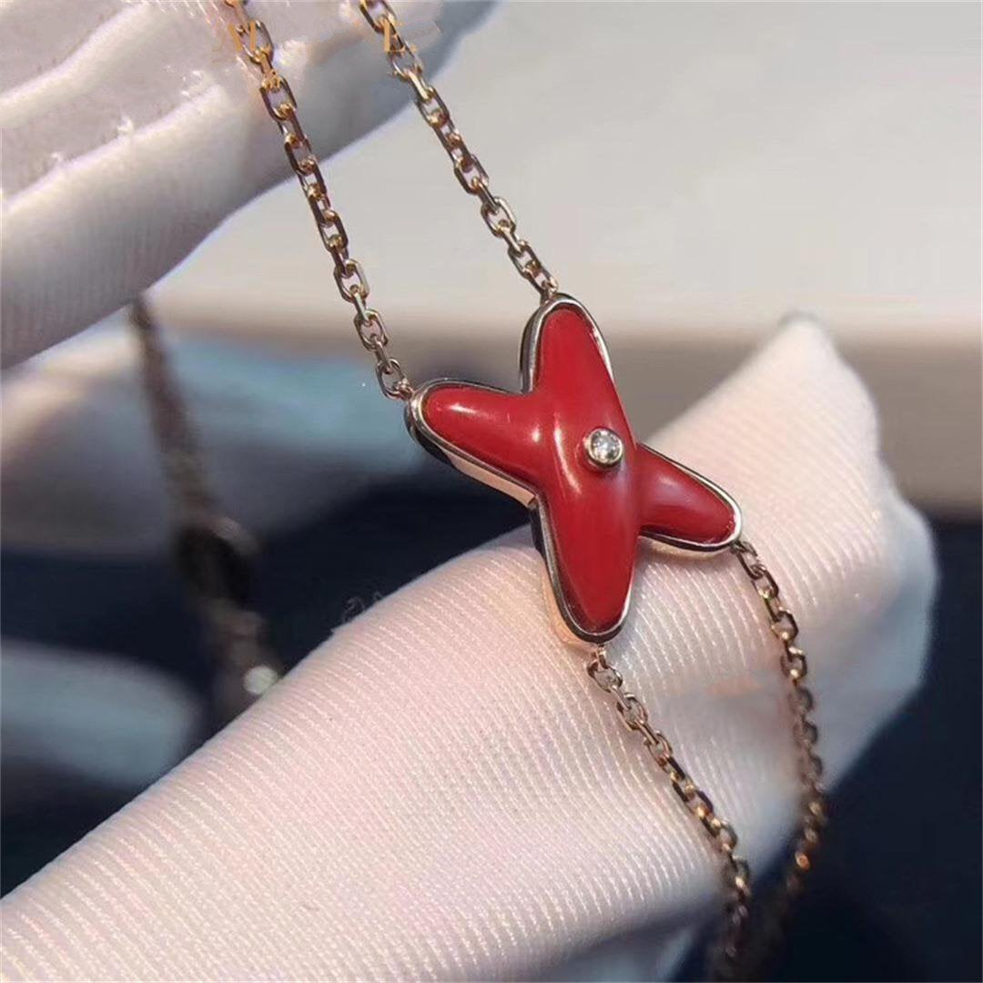 Lume Jewelry「JEUX BRACELET CARNELIAN PINK GOLD 1 DIAMOND」