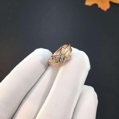 Lume Jewelryピンクゴールドダイヤモンドリング