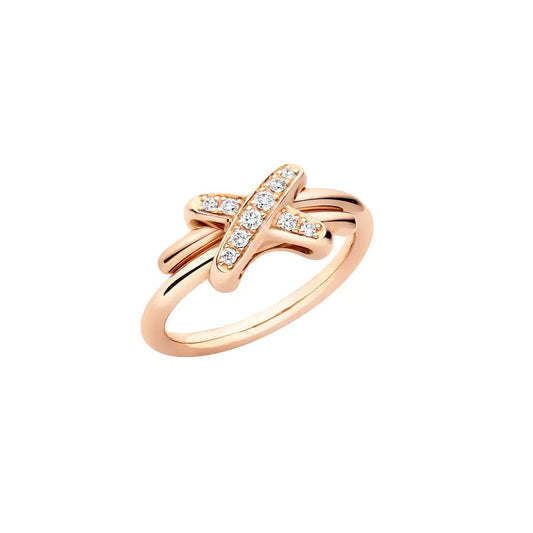 Lume Jewelryピンクゴールドダイヤモンドリング