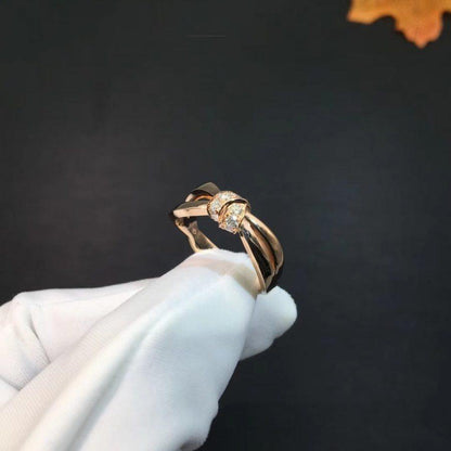 LUME JEWELRY LIENS RING PINK GOLD DIAMOND